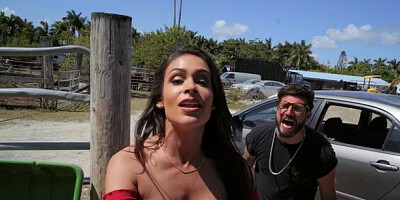 PervsOnPatrol: Latina Katana Kombat cowgirl fuck