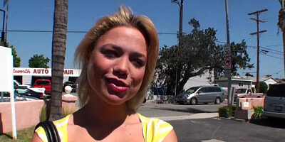 StreetBlowjobs - Charity Lane & Romeo Price sucking cock