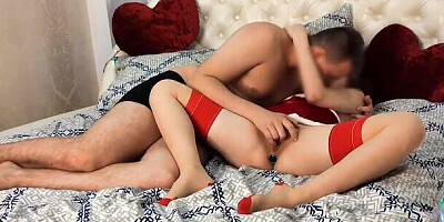 I was seduced by a hot young with a toy in her ass her pussy is tight and juicy - RedHot Fox