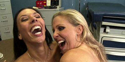 DoctorAdventures - Brown hair Julia Ann POV blowjob