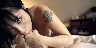 Teen Fidelity: Rina Ellis sucking dick