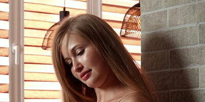 Nubiles: European Stella Cardo masturbating in the morning