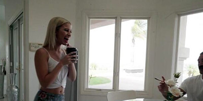 ToughLoveX - Kiara Cole in lingerie exposing natural tits