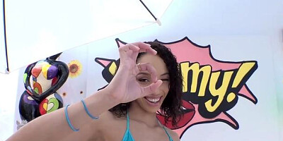 True Anal: Perfect thick babe Alexis butt sex