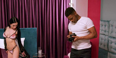 BLACKED RAW - Big tits Sasha Rose nailed by BBC stranger