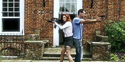 MommyGotBoobs: Tarra White in tight stockings sucking cock HD