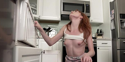 BrattySis - Redhead Cecelia Taylor sucking balls & creampied