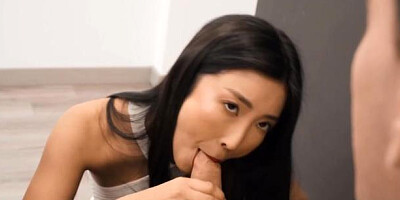 BRAZZERS Exxtra: Emiri Momota in glasses missionary in office