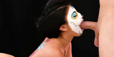 8thStreetLatinas: Latina Monica Belluci ass fucking