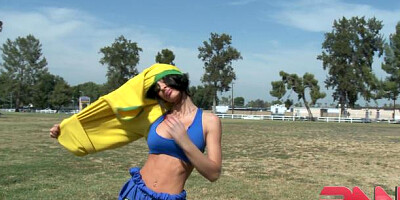 Big Tits in Sport - European Mya Nichole cumshot