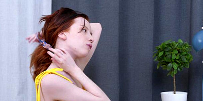 Nubiles: Small boobs Lottie Magne orgasm sexy dancing