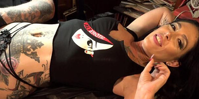 AltErotic: Inked supermodel Marie Bossette nailed hard