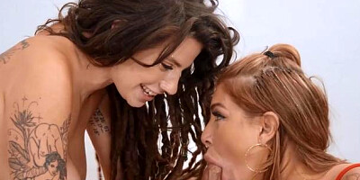 Brazzers Exxtra: Lolly Dames wearing fishnets & Indica Flower