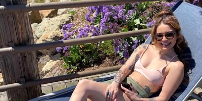 BJ Raw - Vanessa Vega teasing small tits