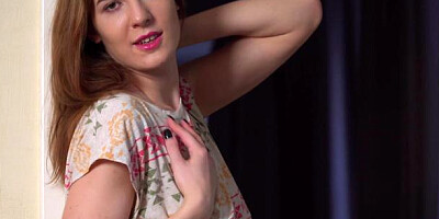 Nubiles - Brunette Milana M wearing socks pussy eating