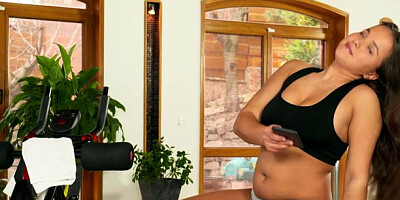 Nubiles: Olivia Nice wearing panties expose big boobs