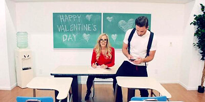Big Tits at School: Brandi Love with Lucas Frost in school