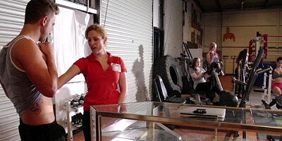 Big Tits in Sport: American Katrina Jade cumshot