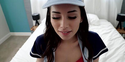 StepSiblingsCaught: Aria Lee hardcore cowgirl sex sex scene