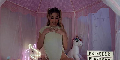 Inserted: Delilah Day showing small tits