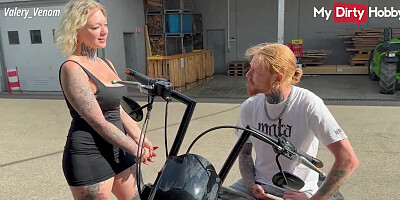 My Dirty Hobby - German amateur fucked in public by the biker