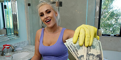 Indica Monroe lands BBC in her holes and sperm on tits