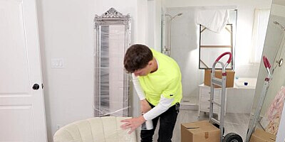 Sexy cougar Gigi Dior seduces the repo man and fucks him to get out of trouble