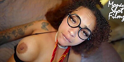 Ebony Hermione With Braces Gets Dicked Down At Hoewarts