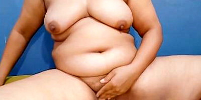 Chubby Nepal Milf Nima shows off and masturbates