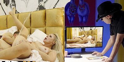 Well-made Brittany Bardot - tattooed trailer - Mature 4k