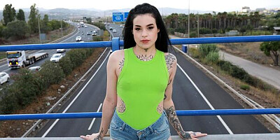 Saba Lapiedra's blowjob movie by Public Bang