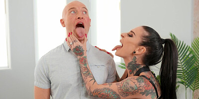 Stunning Joanna Angel tries massive dick in the ass