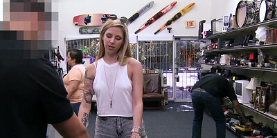 Ryan Riesling goes to the pawn shop and sells her body