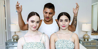 Firm ass scene with tough Hazel Moore and Chanel Camryn from Step Siblings