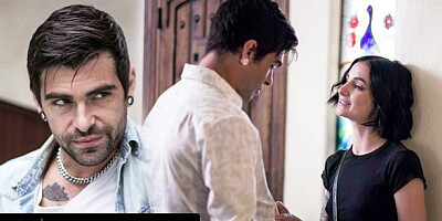 Vulgar customer seduces the cute barista and pounds her sweet little asshole