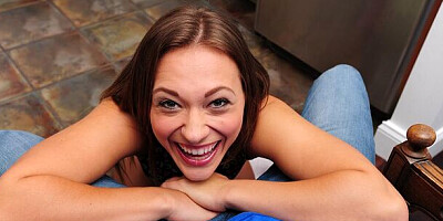 Impressive Callie Calypso at masturbation trailer