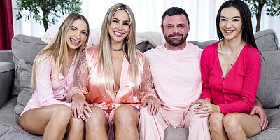 Fffm video with gentle Khloe Kapri and Misty Meaner from Ask Your Mother