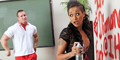 Consummate Skin Diamond's natural tits movie