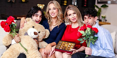 Oral sex with unimaginable GiGi Dior and Millie Morgan from Mom Swap