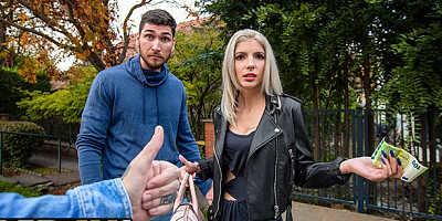 Attractive Missy Luv at point of view scene