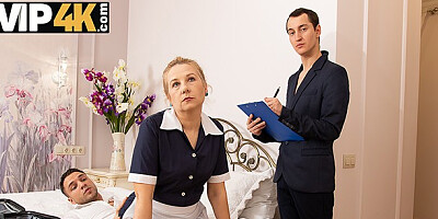 Emotional madam at maid service xxx