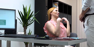 Cover-girl Thomas Stone and Kiara Lord's office dirt