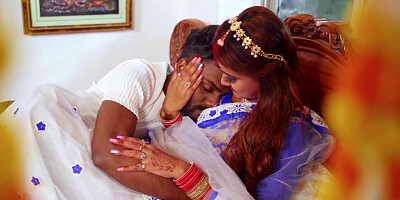 Young Indian Wife First Time Sex On Her Wedding Night With Her Desi Husband