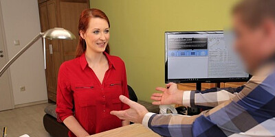 Tempting beauty - red head video - Loan4k