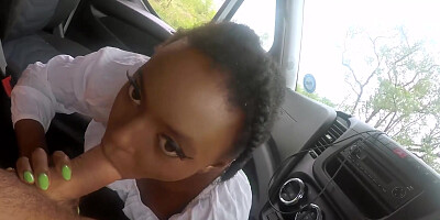 AfricanGF - Banging My Black Babe In Safari Camper