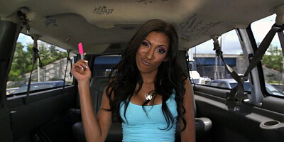 Bang Bus featuring Sadie Santana's straight hair scene