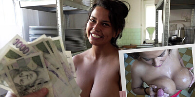 Czech Streets - Cook with Huge Tits and Mega Clit