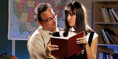 Nadia Aria's classroom video by TeamSkeet Extras