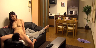 High Class Young Wife Who Lives In The Same Condominium Is Actually A Frustrated Slut. She Takes The Cock And Sperm Of The Herbi