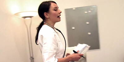 Throat fuck session with a truly twisted European gal